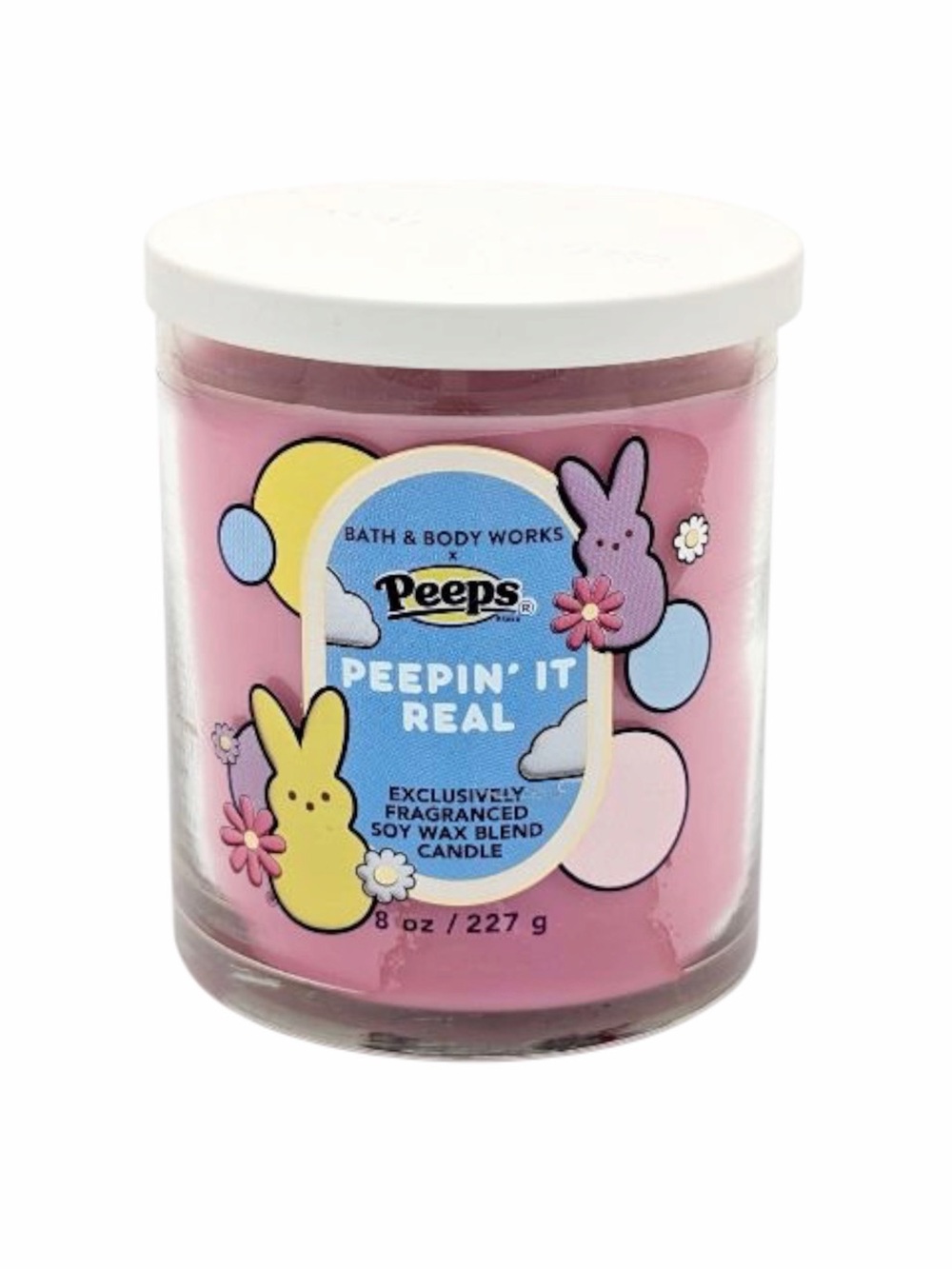 Bath & Body Works Peeps Peepin’ It Real Single Wick Candle Limited Edition
